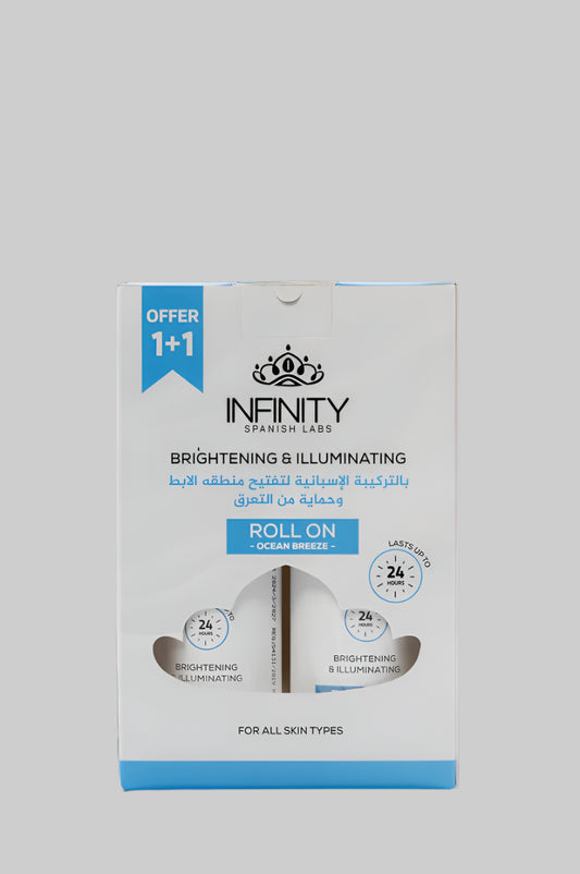 INFNITY 2 Items of Brightening & Illuminating Roll On - Ocean Breeze scent Promo Pack