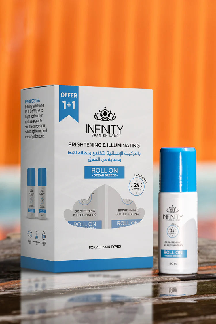 INFNITY 2 Items of Brightening & Illuminating Roll On - Ocean Breeze scent Promo Pack