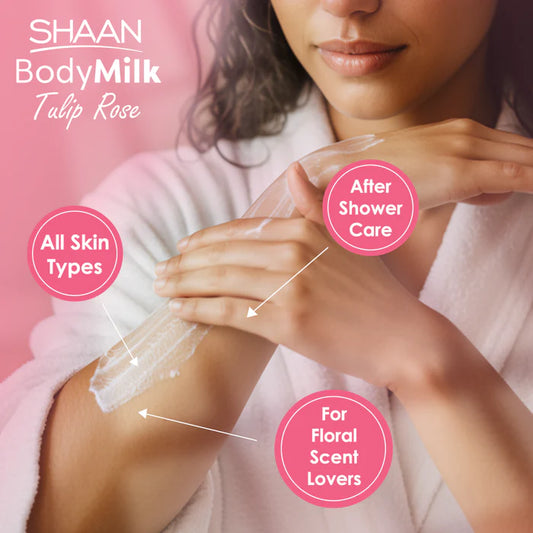 Shaan Tulip Rose Body Milk 300 ml