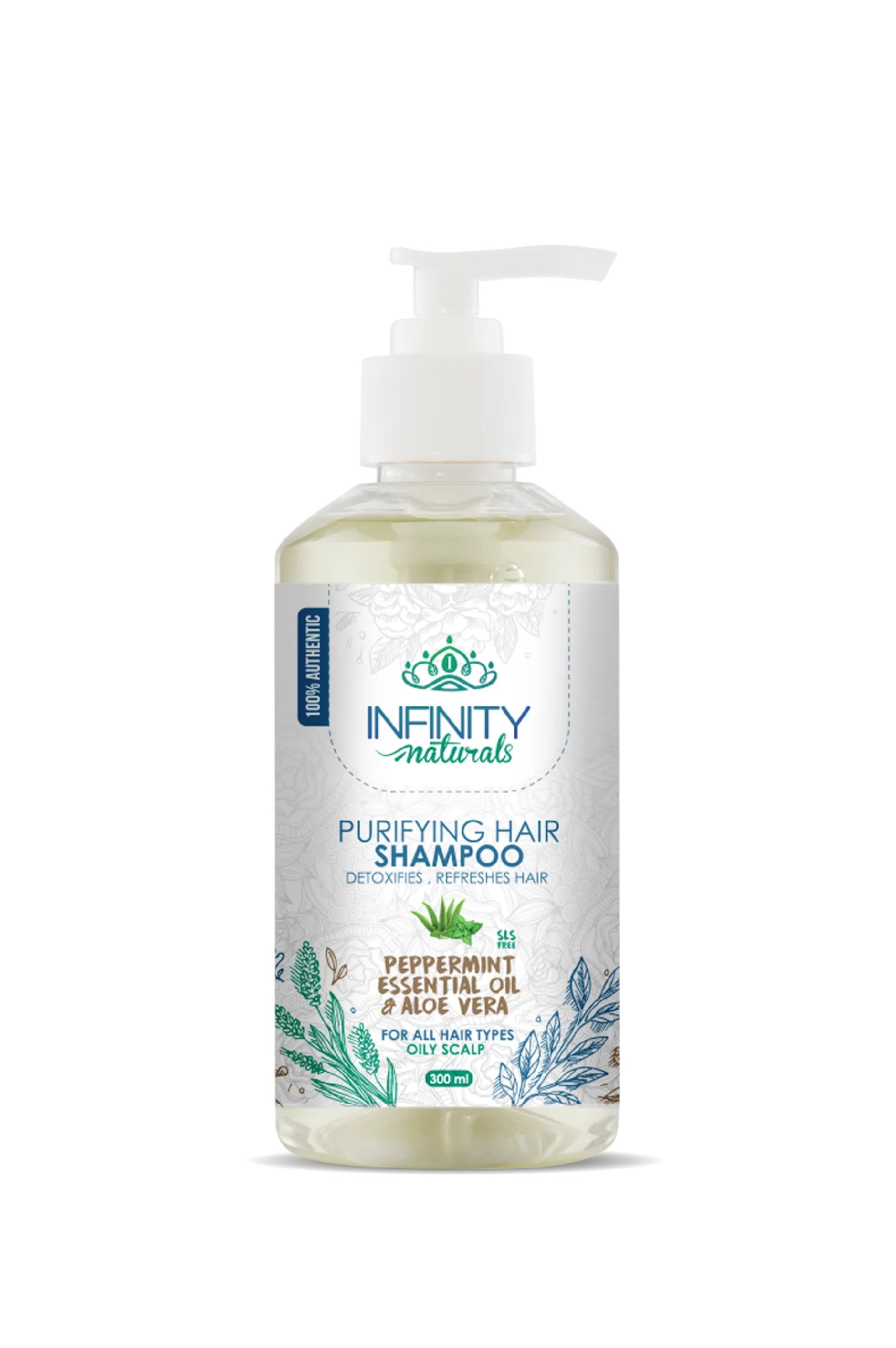 INFINITY Purifying Shampoo Peppermint and Aloe Vera