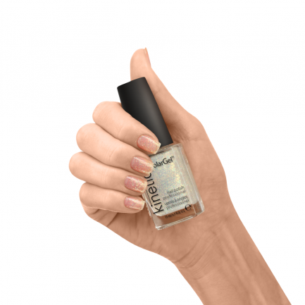 kinelics  101 Silver Fairy Dust SOLARGEL PROFESSIONAL NAIL POLISH /15ml