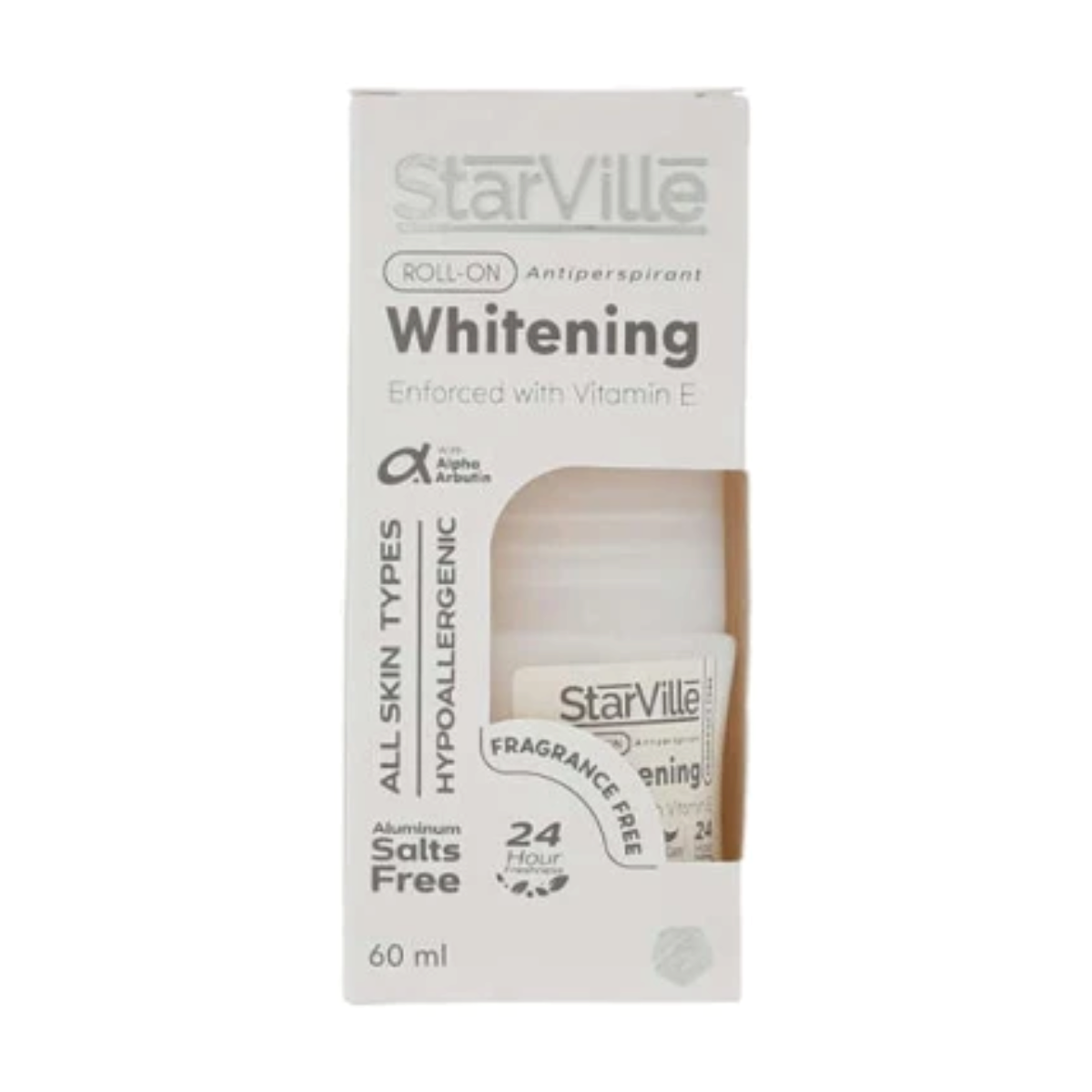 Starville Roll On Antiperspirant Fragrance Free For Women – 60 ml