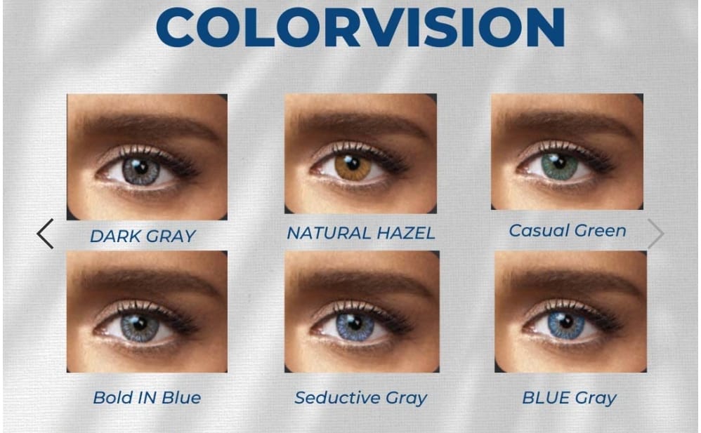ColorVision Colored contact lenses