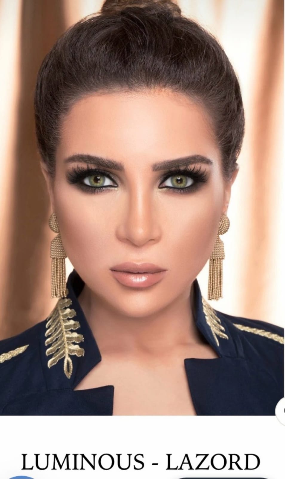 Luminous Colored Contact Lenses