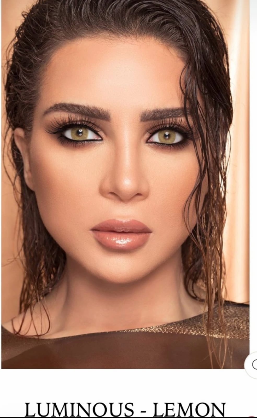 Luminous Colored Contact Lenses