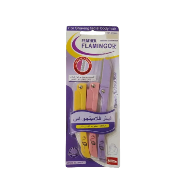 Original Flamingo blades for sensitive areas, body and face | 3 blades
