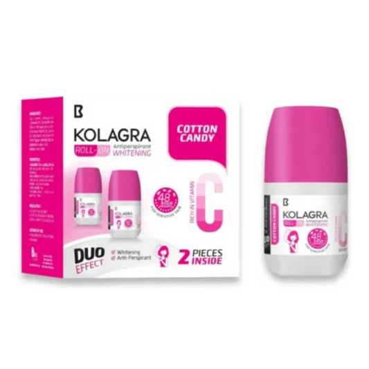 Kolagra whitening Roll on 2*1 promopack 1+1 Cotton Candy